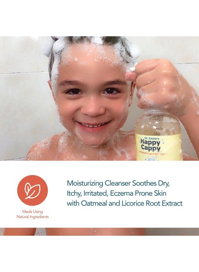 Happy Cappy Dr. Eddie's Daily Shampoo & Body Wash for Children, Soothes Dry, Itchy, Sensitive, Eczema Prone Skin, Dermatologist Tested, No Fragrance, No Dye, 8 Fl Oz - Image 5